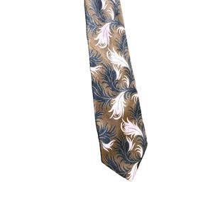Giorgio Armani Cravatte‎ Tie Brown Lavender  Gray 4" wide .57"